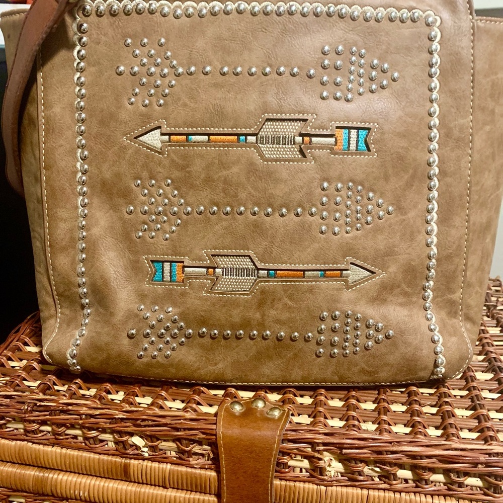 American bling genuine leather
